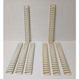 Sarff Plastik Spiral 38 mm Beyaz - Krem 50'li Paket