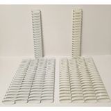 Sarff Plastik Spiral 51 mm Beyaz - Krem 45'li Paket
