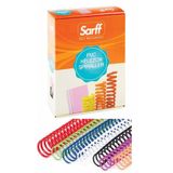 Sarff Pvc Helezon 10 mm Kırmızı Plastik Spiral