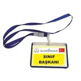 Sarff Sınıf Başkanı Yaka Kartı İpli