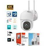 Sarftech 1080P 2mp Wifi IP66 Su Geçirmez Gece Görüşlü Hareket Sensörlü Yoosee Türkçe Güvenlik Kamerası - Siyah