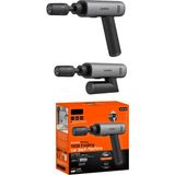 Sarftech 180W LCD LED Ekranlı Kablosuz Katlanabilir Araç Yıkama Makinesi 203 Psi Yüksek Basınçlı Şarjlı Oto Yıkama Tabancası - Siyah