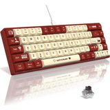 Sarftech AK680 %60 Boy Yazılım Uygulamalı Hot-Swap Kablolu Gaming Klavye Switch Hediyeli Oyuncu Klavyesi - Brown Switch