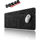 Sarftech Black Contour Speed Hızlı Yüzey Kaymaz Taban Gaming Oyuncu Mouse Pad Oyuncu Gaming Mousepad - 80x30