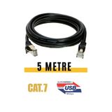 Sarftech Cat7 Süper Hızlı 1.Sınıf 5 Metre Ethernet Kablosu 10Gbps Premium Ethernet Lan Kablo İnternet Kablosu