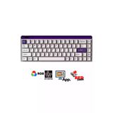 Sarftech K68 Pro V3 Kablolu Mekanik Oyuncu Klavyesi Hottswapp Red Switch App Türkçe Q Gaming Beyaz Klavye