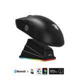 Sarftech Kablosuz RGB Ultra Hafif 51gr Şarj İstasyonlu 6.400 DPI Gaming Oyuncu Mouse Bluetooth + 2.4G + Kablolu Oyuncu Mouse