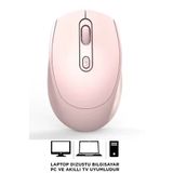 Sarftech Kablosuz Zarif Tasarım Sessiz Click 2.4Ghz Tüm Cihazlarla Uyumlu Optik Mouse
