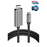 Sarftech Premium Type-C Usb-C To Hdmı Kablo (4K60hz,1080P165hz) Hdr Type-C To Hdmı 2.0 Görüntü Aktarım Kablosu - 2 Metre