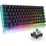 Sarftech T60K Siyah/beyaz Kırmızı Switch Rgb Klavye Kablolu Gaming Oyuncu Klavyesi