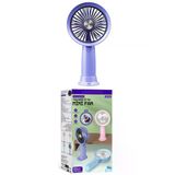 Sarftech Taşınabilir El Tipi Şarjlı Mini Fan Vantilatör - 300Mah Kablosuz Masa Üstü Vantilatör Type-C Girişli Sessiz Motor El Vantilatör
