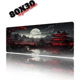 Sarftech Temple Blacknight Speed Hızlı Yüzey Kaymaz Taban Gaming Oyuncu Mouse Pad Oyuncu Gaming Mousepad - 80X30