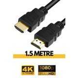 Sarftech Ultra Hd 4K Hdmı Kablosu 1,5Metre Yüksek Hızlı Hı-Speed 3.0 Çift Kat 1.Sınıf Örgülü Hdmı Kablo
