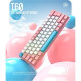 Sarftech Ziyoulang T60 Mini Rgb 62 Tuş Mekanik Blue Switch Gaming Oyuncu Klavyesi
