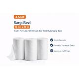 Sargı Bezi 10 cm x 10 M 3 Adet Pamuklu Hidrofil Gazlı Bez Tekli Rulo Sargı Bezi Seti