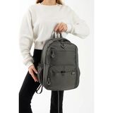 Sargınlar 45X34X22 Unisex Çok Bölmeli Laptop Bölmeli Seyahat Sırt Çantası – Suya Dayanıklı – Valiz A - Koyu Gri
