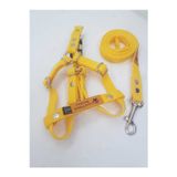 Sarı Ayarlanabilir Küçük Irk Köpek Göğüs Bel Tasma Takımı S Beden (40-45 Cm)
