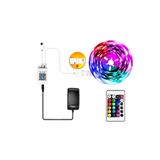 Sarı Aydınlatma 5 Metre Set (RGB) İç Mekan Şerit Led