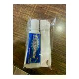 SARI BUKLET OTEL 100 Adet Otel Tipi Seyahat Tipi Diş Seti Jelatinli Katlanır Diş Fırçası + Diş Macunu 10 Ml LUX3400