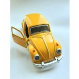 Sarı Çek-Bırak Metal Vosvos Araba Dıe Cast Büyük Boy 12cm