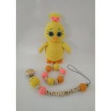 Sarı Civciv Takım Seti Amigurumi Organik Oyuncak