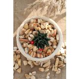Sarı Çizgili Dolomit 1 Kg 1-2 Cm Sarı Dolomit Taş Dere Taşı Çakıl Taşı Bahçe Taşı Akvaryum Taşı sarı çizgili