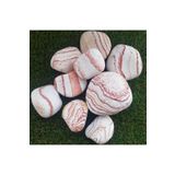 Sarı Çizgili Taş 6 Kg 6-10 Cm Dolomit Taş Dere Taşı Çakıl Taşı Bahçe Süs Taşı Akvaryum Teraryum Taşı Sarı