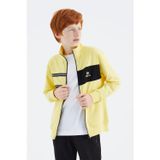 Sarı Dik Yaka Erkek Çocuk Sweatshirt - 11183
