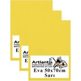 Sari Eva 50X70 Cm 3 Adet Eva Sungeri Okul Kres Anasinifi Elisi Etkinlikleri