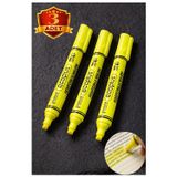 Sarı Fosforlu Kalem Neon Renkli 3 Adet Kesik Uç 1-5mm İşaretleme Kalemi Canlı Renk Okul Ofis Tipi İşaretleme Kalemi