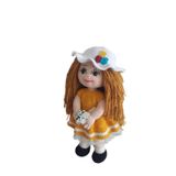 Sarı Güzeli Bebek Amigurumi Organik Oyuncak