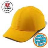Sarı Hafif İş Güvenlik Darbe Koruyucu Koruma Baş Şapkası Bareti Unisex Beyzbol Tarzı Kask Şapka