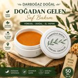 Sarı Kantaron Kremi 50 ml | Propolis ve Doğal Balmumu İçeren Bitkisel Cilt Bakım Kremi | Yoğun Nemlendirici ve Günlük Bakım