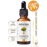 Sarı Kantaron Yağı (St. John’s Wort Oil) Maserasyon | Ekstraksiyon Yağı 30 ml Damlalıklı Cam Şişe