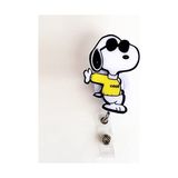Sarı Kazaklı Snoopy Desenli Yoyo Yaka Kartlığı - Çok Renkli