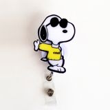 Sarı Kazaklı Snoopy Temalı Yoyo Yaka Kartlıgı