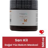 Sarı Kil Doğal Yüz Bakım Maskesi 500 ml - Bialife