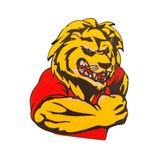 Sarı Kırmızı Aslan Figürü - 3D Baskı Dekoratif Obje - Taraftar Hediyesi - Şampiyonluk