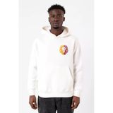 Sarı Kırmızı Leon Beyaz Erkek 3İp Kapşonlu Sweatshirt