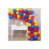 Sarı-kırmızı-mavi Balon Zinciri - Balon Zinciri Hediyeli
