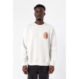 Sarı Kırmızı Parmak İzi Beyaz Erkek 2İp Sweatshirt