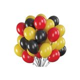 Sarı Kırmızı Siyah Renkli Pastel Balon 30 Adewt