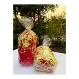 Sarı & Kırmızı Z Zigzag Kırpık Kâğıt – Hediye Kutu İçi Dolgu Süsleme ve dolgu Malzemesi 100 gr