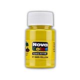 Sarı Kumaş Boyası Tişört Çanta Tekstil Boyası 30 Ml 1 Adet Nova Color Kumaş Boyası Sarı 1 Adet