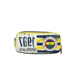 Sarı Lacivert Çift Bölmeli Kalem Çantası, Dekomus Defter Hediyeli