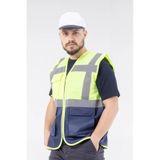 SARI LACİVERT MÜHENDİS YELEĞİ