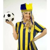 Sarı Lacivert Taraftar Tüylü Saç Bandı P147462s8624