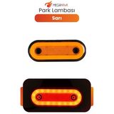 Sarı Led Yan Pozisyon Lambası 12-24V Reflektörlü Park Lambası