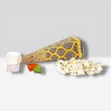 Sarı Motifli Mevlüt Külah Şekeri & Lokum - 85 gr