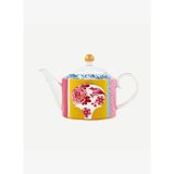 Sarı Pembe Porselen Demlik 950 ml